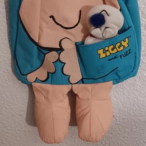 Ziggy and Fuzz Kids Plush Doll with Blue Outfit